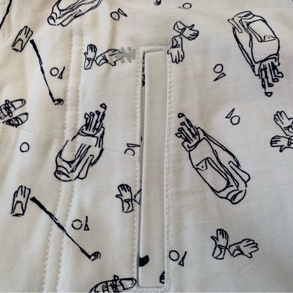 Izod Golf Stretch Chino Graphic Active Performance Shorts NWT - Picture 9 of 13